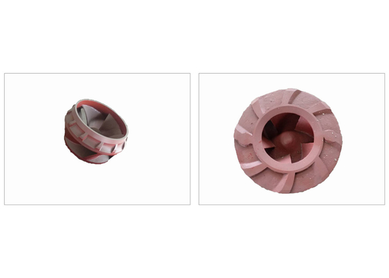 Abrasivo de mineração do impulsor HRC 56-63 da bomba da pasta da draga resistente