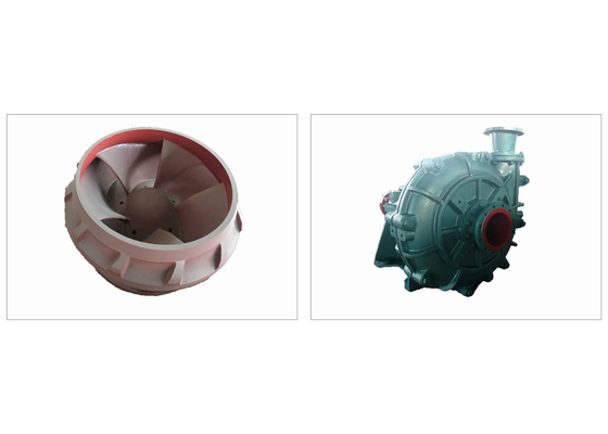 Abrasivo de mineração do impulsor HRC 56-63 da bomba da pasta da draga resistente