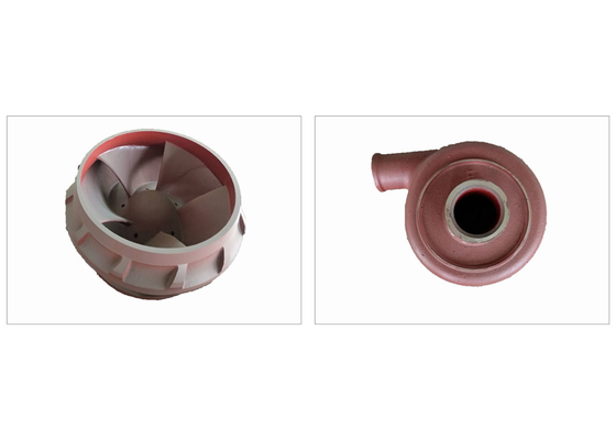 sução do forro 10/8ST- do impulsor da bomba da pasta da partícula de 76mm única