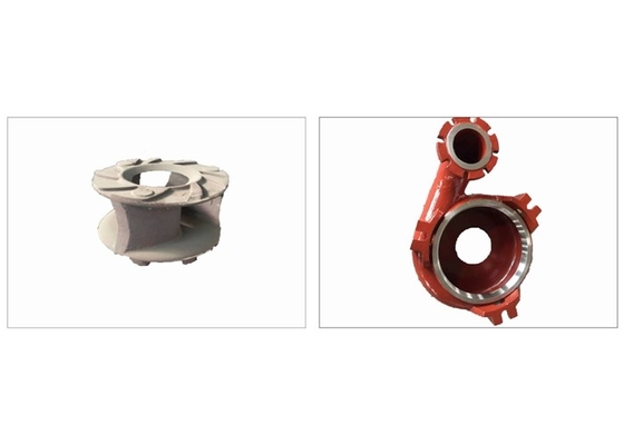 Impulsor alto de dragagem das peças 400L/min Chrome da bomba da pasta do barco do rio